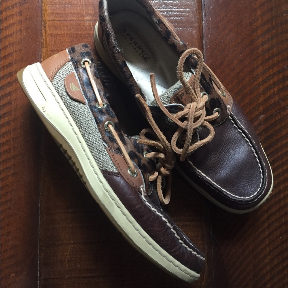 NWOT Sperry Topsider Cheetah Loafers - size 6